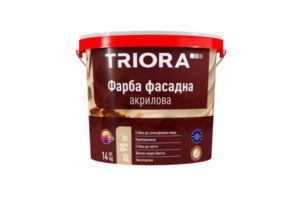 Фарба фасадна акрилова TRIORA 14кг