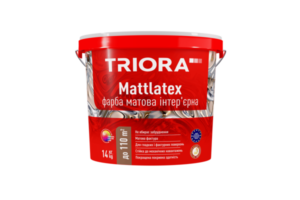 Mattlatex фарба матова інтер’єрна стійка до миття ТМ TRIORA 1,4кг
