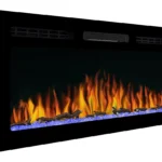 Електрокамін настінний / вбудовуваний ArtiFlame AF50WR з обігрівом і звуком горіння вогню