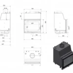 Каминная топка Kratki ZOSIA PW 14 (14,0 кВт)