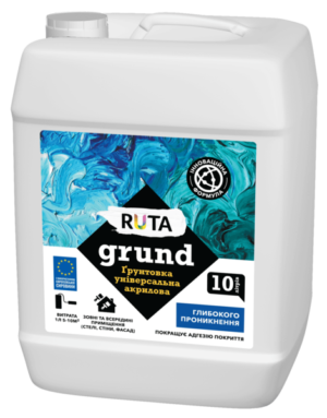 GRUND Грунтовка универсальная акриловая RUTA 5л