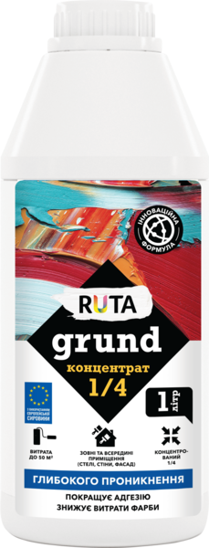 GRUND Грунт-концентрат 1/4 ТМ RUTA 2л