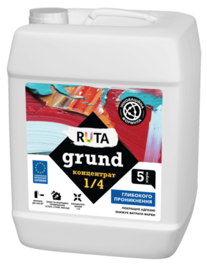 GRUND Грунт-концентрат 1/4 ТМ RUTA 5л