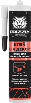 Клей для декора 0,4 кгТМ GRIZZLY белый