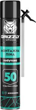Монтажная бытовая пена 50 л ТМ GRIZZLY