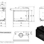 Камінна топка Kratki WIKTOR PW 12 DECO (12,0 кВт)