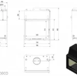 Камінна топка Kratki AMELIA PW 30 DECO (28,0 кВт)