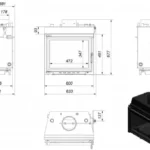 Камінна топка Kratki ANTEK PW 8 (8,0 кВт)