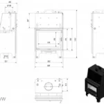 Камінна топка Kratki AQUARIO Z10 PW (10,0 кВт)
