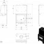 Каминная топка Kratki AQUARIO Z14 PW (14,0 кВт)