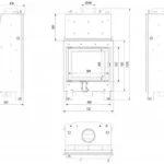 Каминная топка Kratki MBZ PW 13 (13,0 кВт)