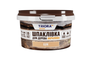 Шпаклівка для деревини акрилова TRIORA Ясень 0,4кг