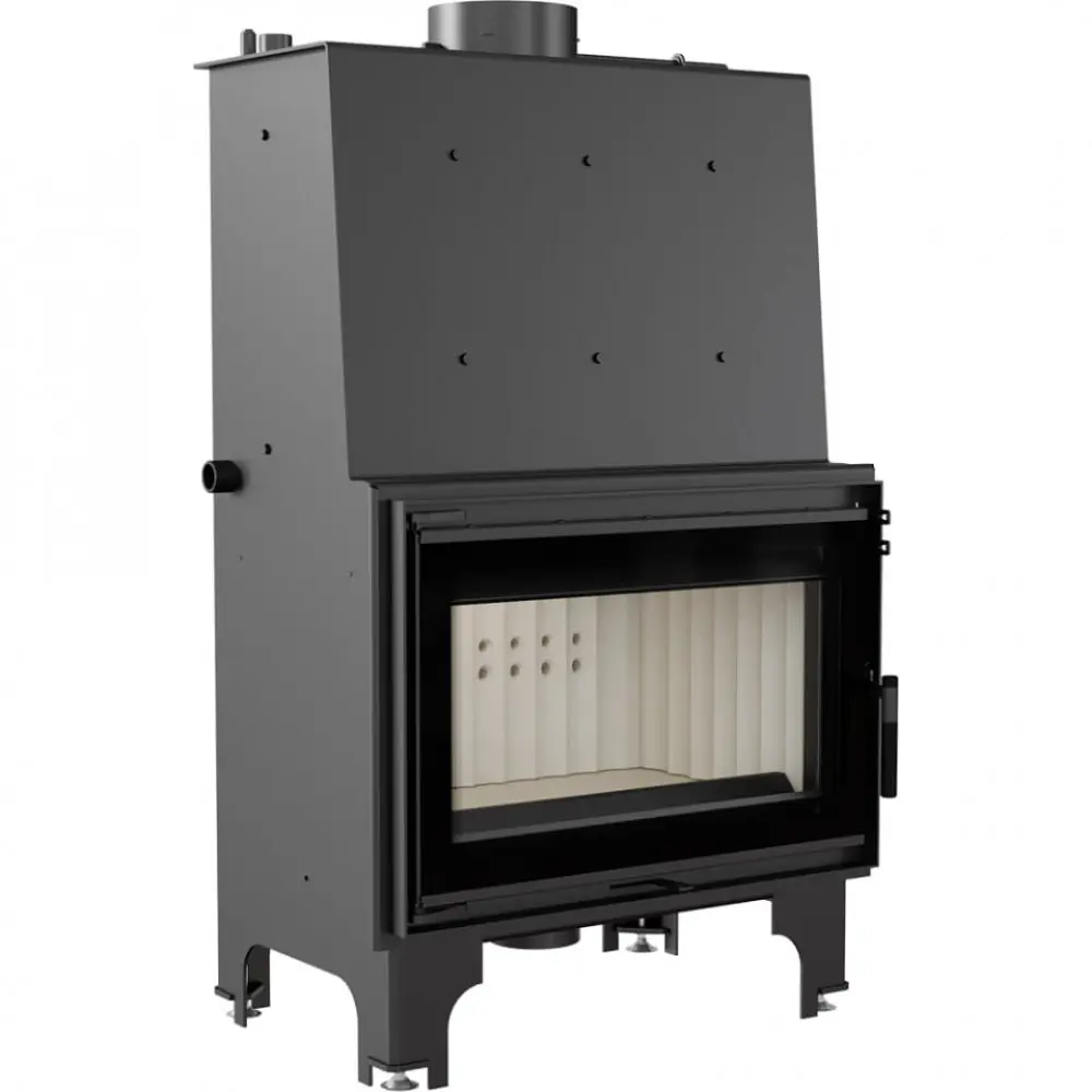 Каминная топка Kratki AQUARIO O16 PW GLASS (16,0 кВт)