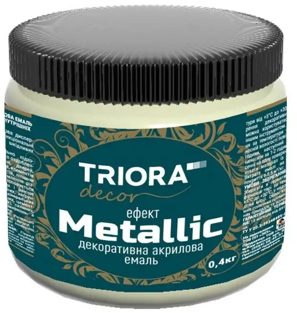 Емаль акрилова декоративна Triora, 0,4 кг, 925 Перлина