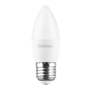 Світлодіодна лампа Vestum C37 4W 3000K 220V E27 1-VS-1306