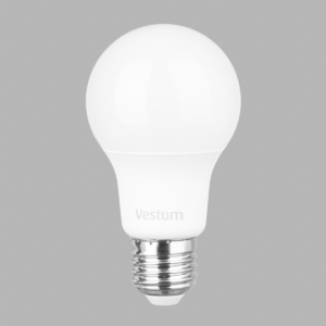 Світлодіодна лампа Vestum A60 10W 3000K 220V E27 1-VS-1106