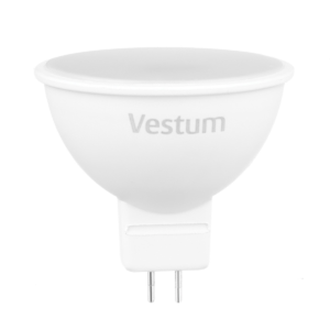 Світлодіодна лампа Vestum MR16 5W 3000K 220V GU5.3 1-VS-1504