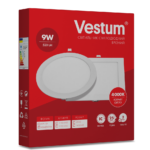 Круглий світлодіодний врізний світильник Vestum 9W 4000K 220V 1-VS-5103