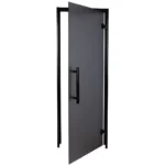 Двері для хамаму Tesli Antalya Black 1900х700