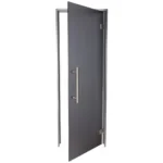 Двері для хамаму Tesli Antalya Graphite Sateen 1900x700