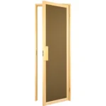 Двері для лазні та сауни Tesli DUO Sateen 1900 х 700