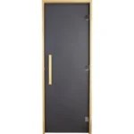 Двері для лазні та сауни Tesli Lux Graphite Sateen 2000х800