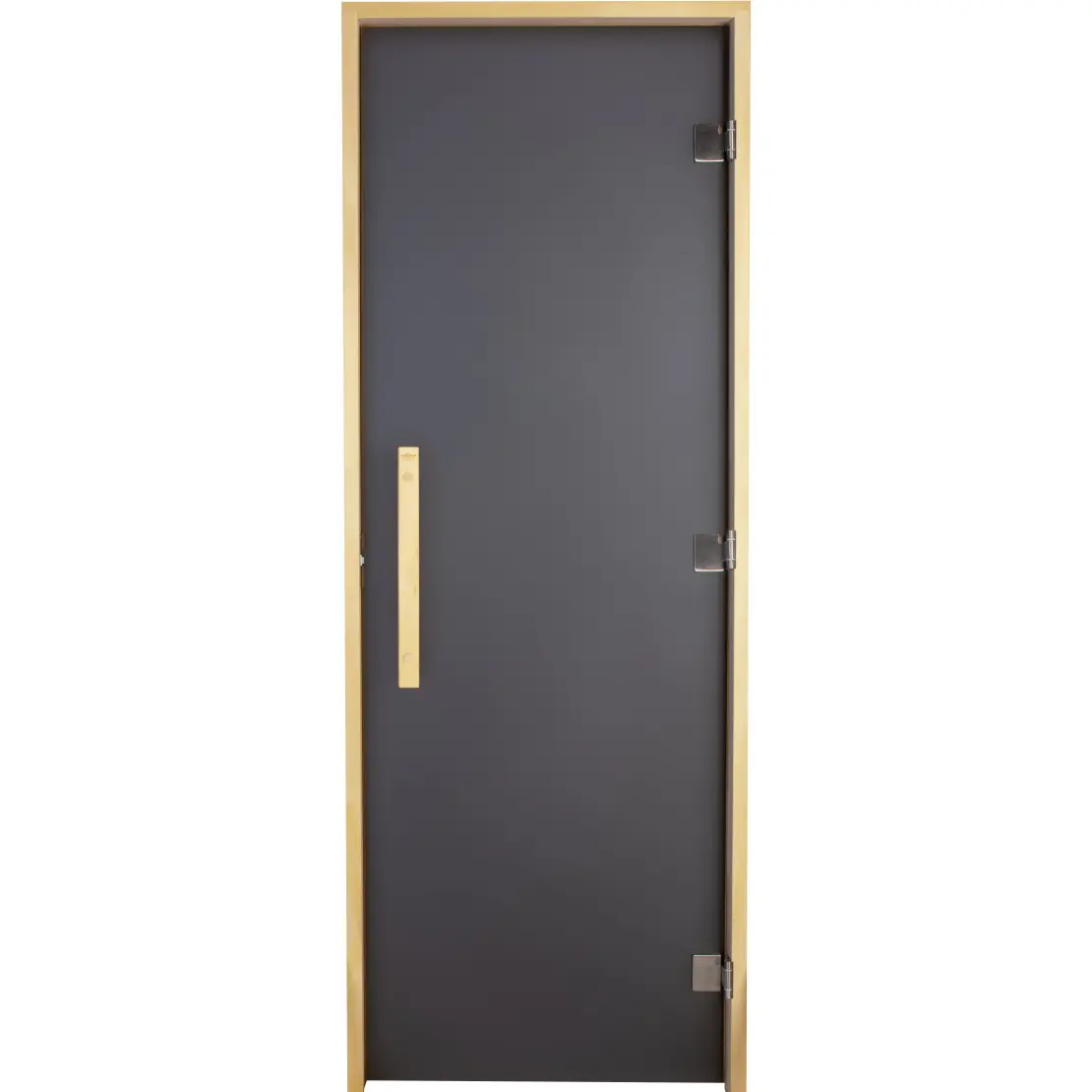 Двері для лазні та сауни Tesli Lux Graphite Sateen 2000х800