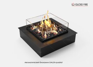 Автоматичний біокамін Gloss Fire Dalex-quadrat