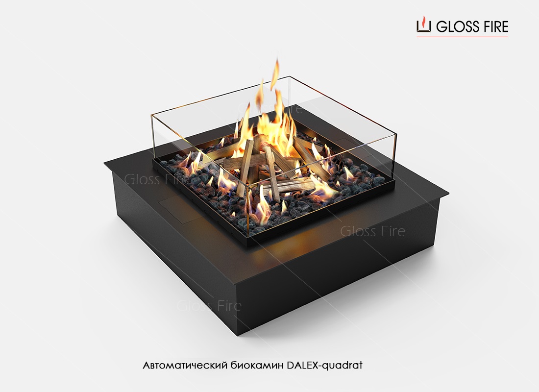 Автоматичний біокамін Gloss Fire Dalex-quadrat