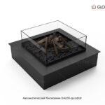 Автоматичний біокамін Gloss Fire Dalex-quadrat