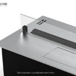Автоматичний біокамін Gloss Fire Dalex steel-шліфований