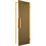 Двері для лазні та сауни Tesli Steel Magnetic 1900х700