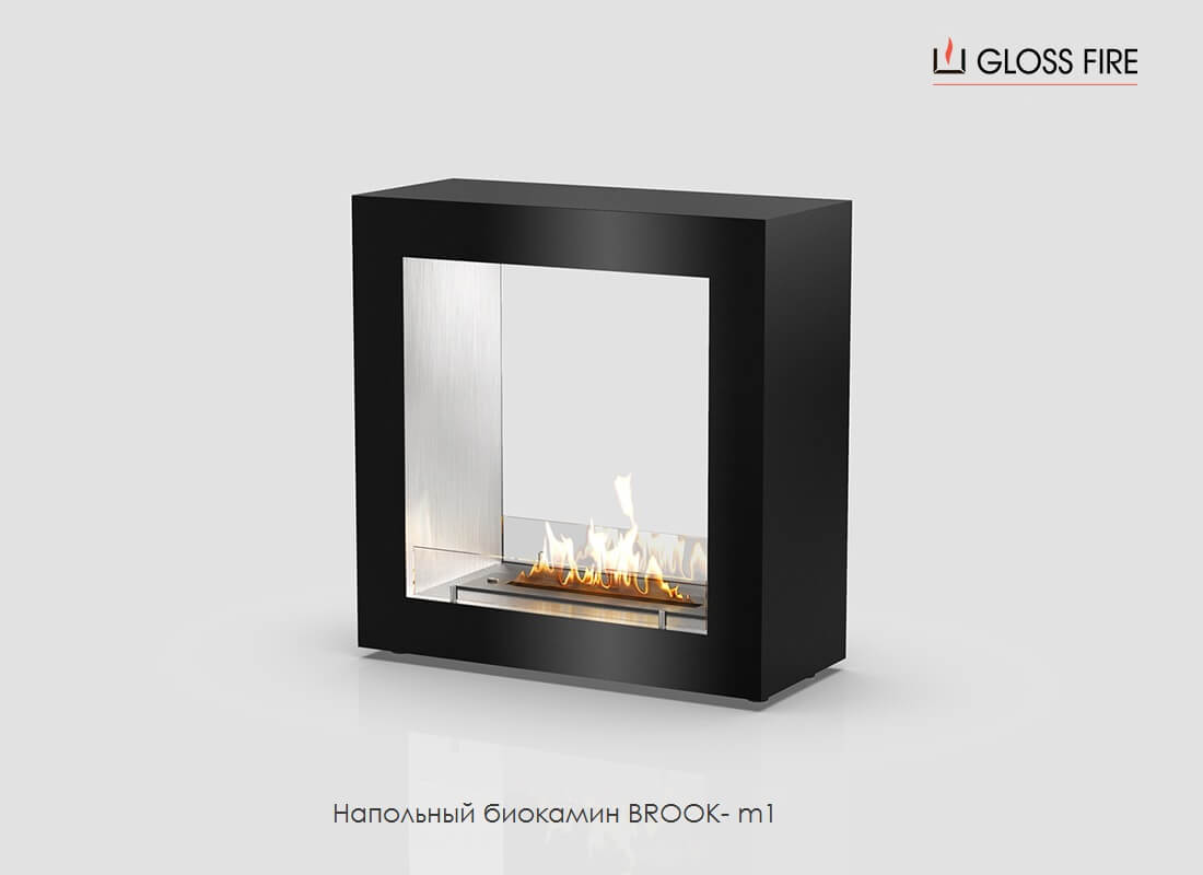 Біокамін підлоговий Gloss Fire Brook-m1