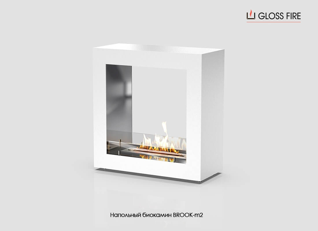 Биокамин напольный Gloss Fire Brook-m2