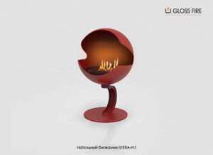 Біокамін підлоговий Gloss Fire Sfera-m1