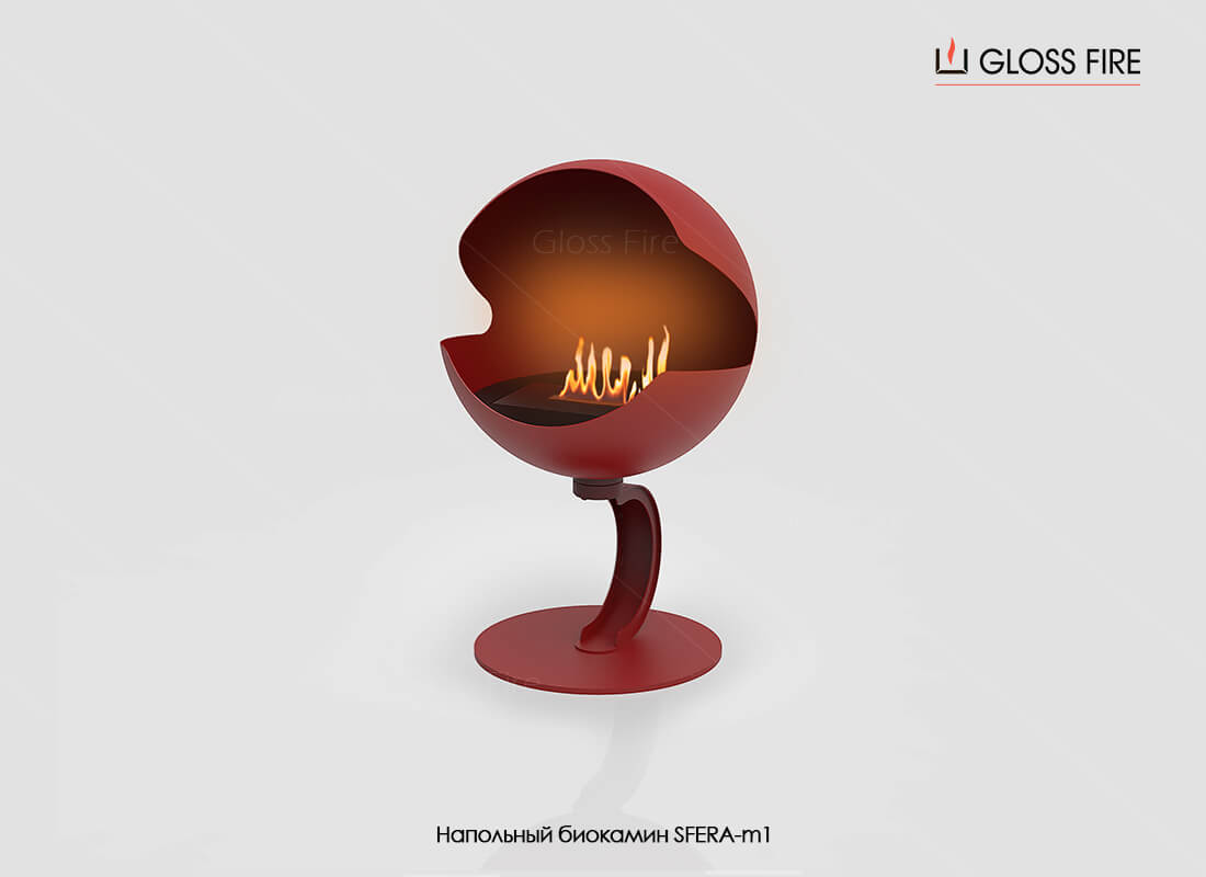 Біокамін підлоговий Gloss Fire Sfera-m1