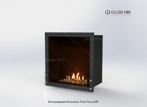 Вбудований біокамін Gloss Fire Очаг Focus MS-арт.010