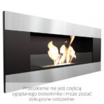 Біокамін Kratki DELTA 2 чорний HORIZONTAL з сертифікатом TUV