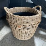 Дровниця кругла колір Мигдаль 26л Розмір: 30х36