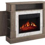 Каминокомплект ArtiFlame For Living AF23S дуб серый с обогревом и звуком горения огня