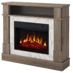 Каминокомплект ArtiFlame For Living AF23S дуб серый с обогревом и звуком горения огня