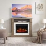 Каминокомплект ArtiFlame For Living AF23S дуб серый с обогревом и звуком горения огня