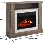 Каминокомплект ArtiFlame For Living AF23S дуб серый с обогревом и звуком горения огня