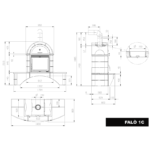 Піч La Nordica FALO 1C Yellow Bench Sand