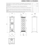 Піч La Nordica GEMMA FORNO Elegance Bordeaux