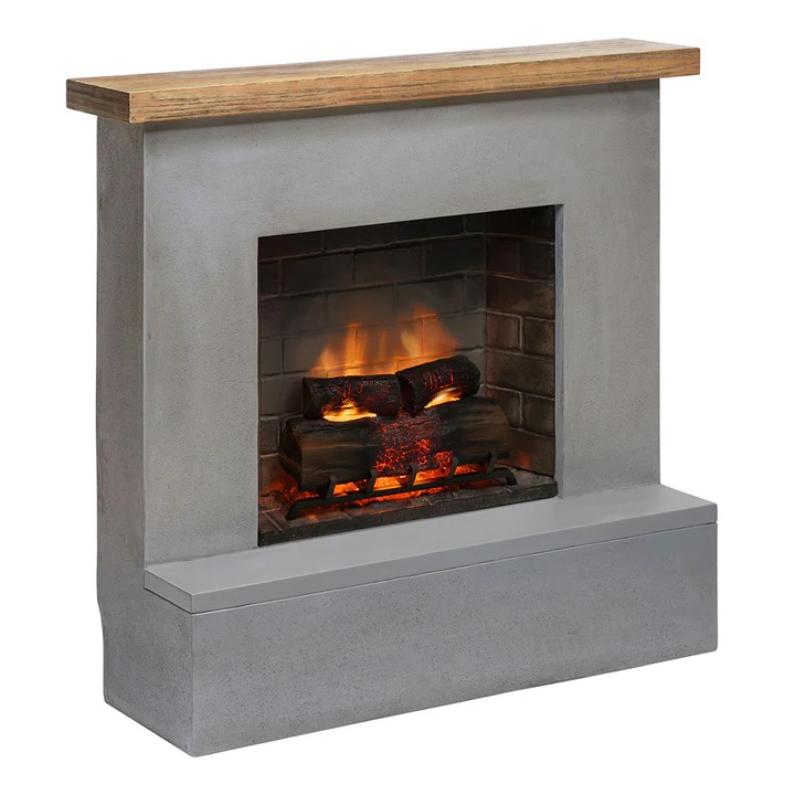 Камінокомплект Tagu ROLF PowerFlame 2 сірий