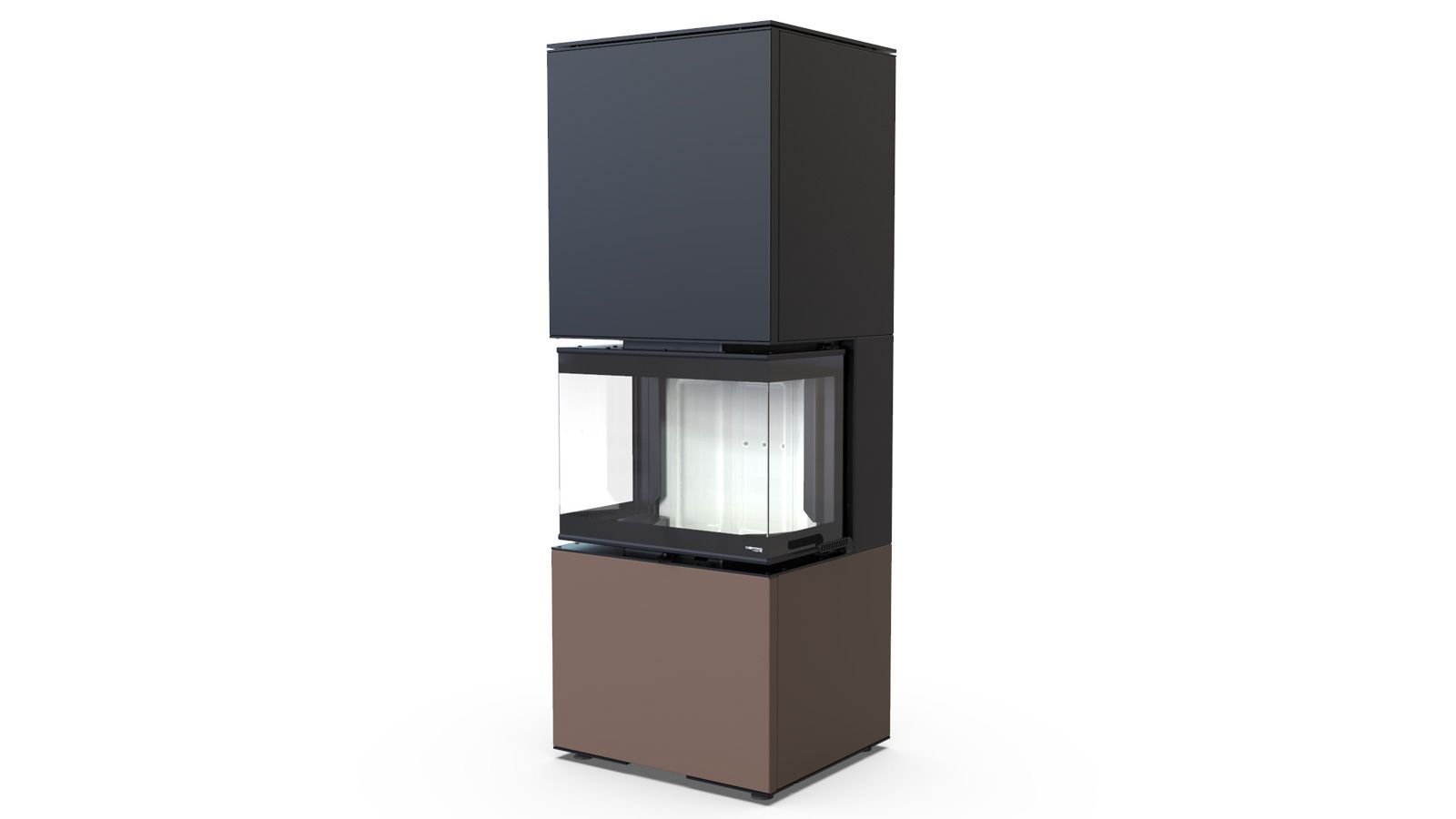Камінна топка Defro Home INTRA XSM C ver. COMPACT 1 Коричнева