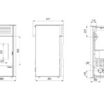 Пелетна піч Defro Home AQUAPELL Білий