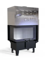 Камінна топка з водяним контуром Defro Home RIVA SM BL G SHORT