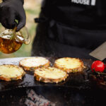 Гриль-мангал, барбекю HOLLA Open GRILL Rust тумба відкрита